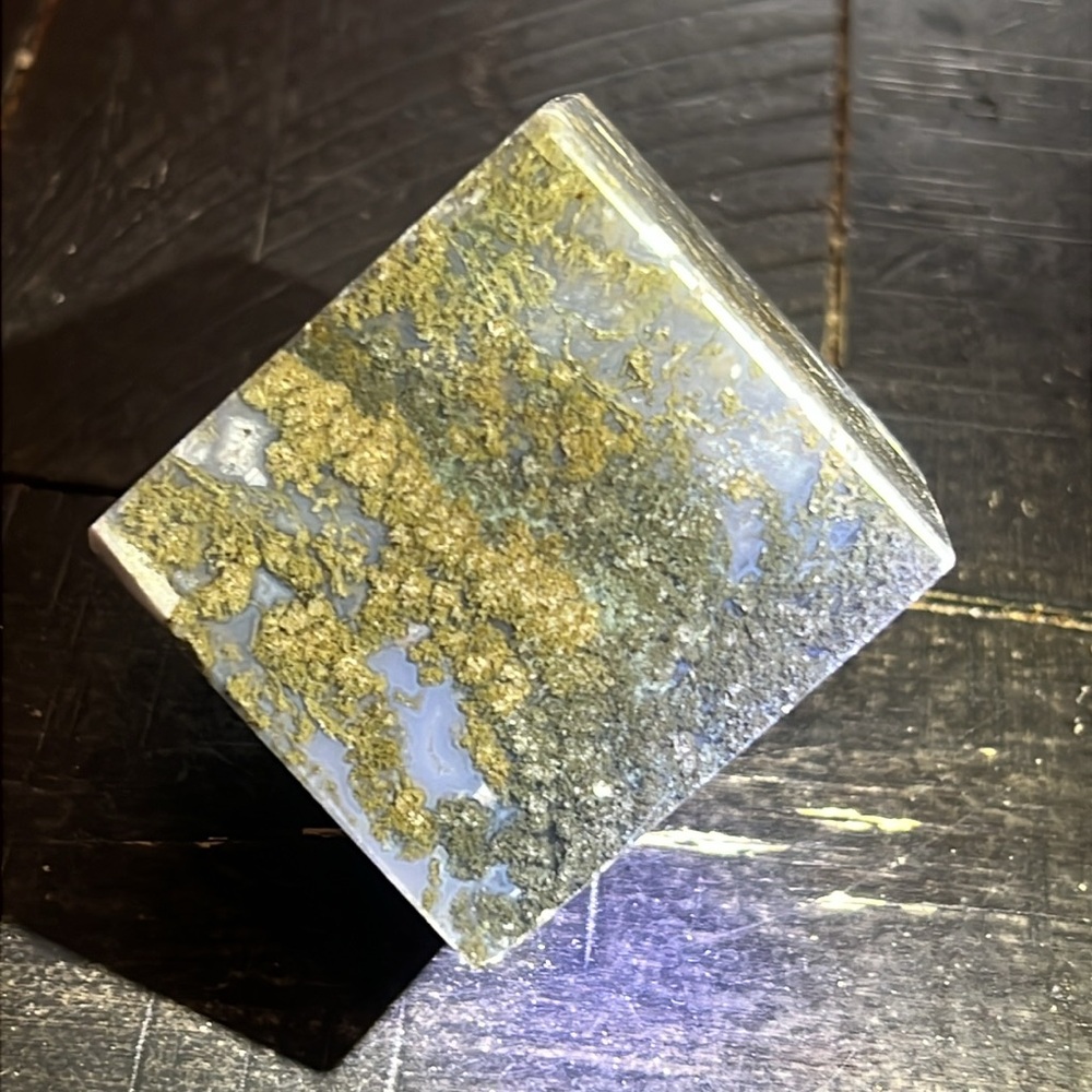 Moss Agate Crystal / Gemstone Cube NWOT - Picture 12 of 17